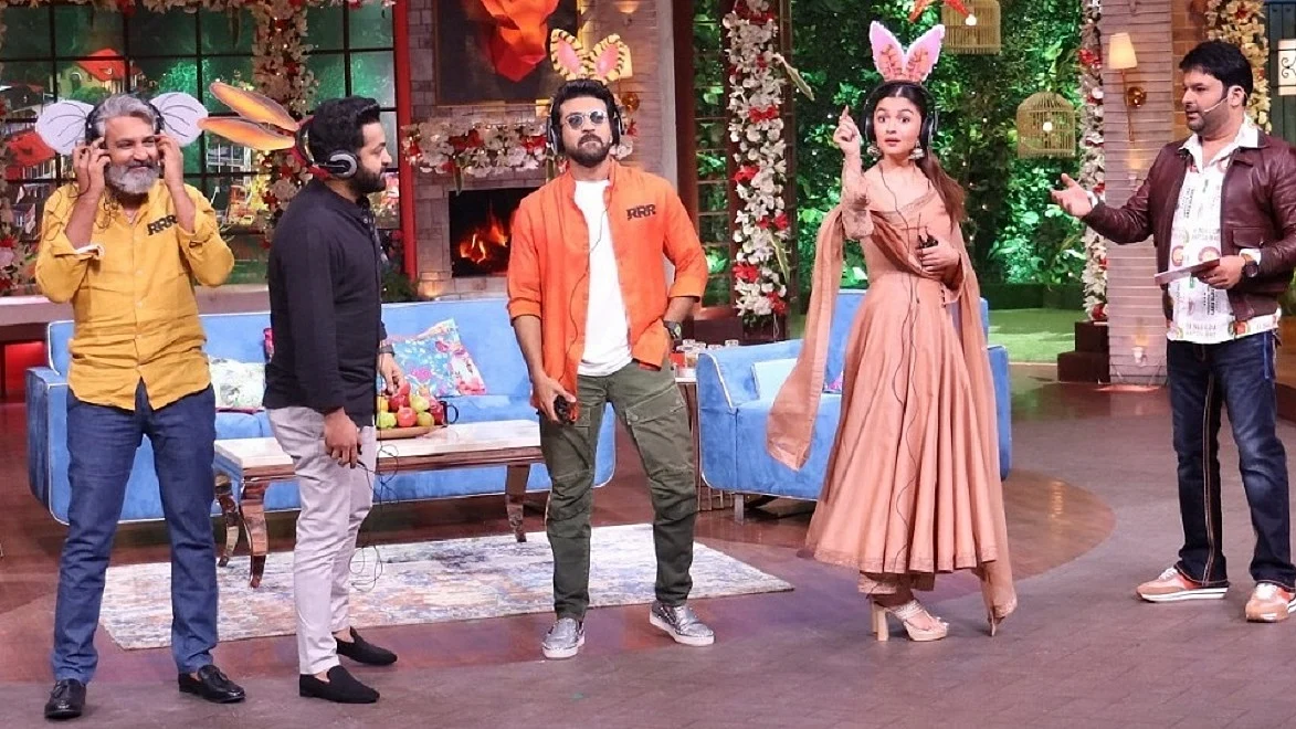 The cast of RRR on Kapil Sharma's show