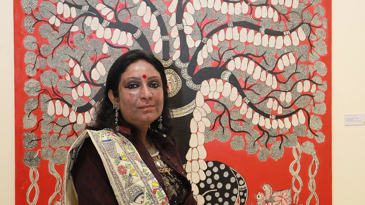 Manish Jha, Madhubani art show