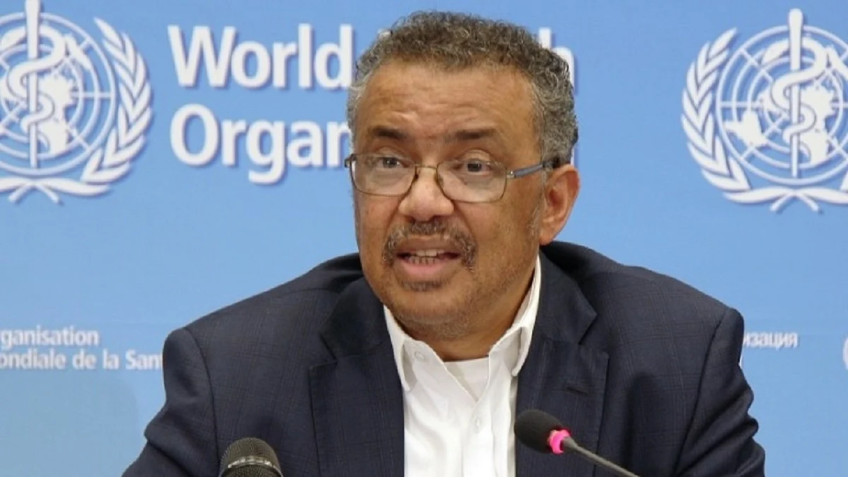 WHO Director General Tedros Adhanom Ghebreyesus