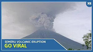 Videos of the Semeru volcanic eruption go viral