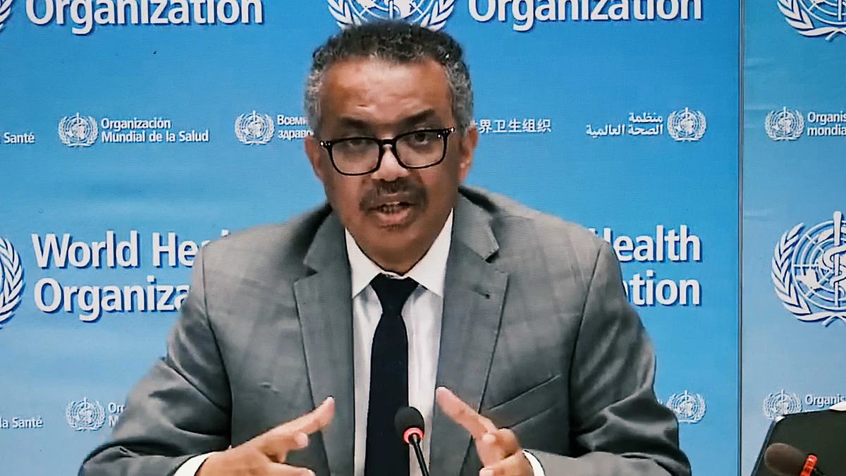 WHO Director-General Tedros Adhanom Ghebreyesus