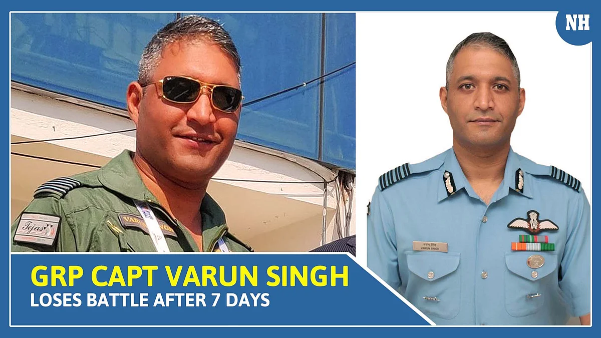 Chopper crash survivor Grp Capt Varun Singh loses battle after 7 days