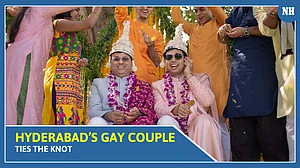 Hyderabad’s gay couple ties the knot; see celebratory pics