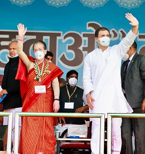 Sonia Gandhi and Rahul Gandhi