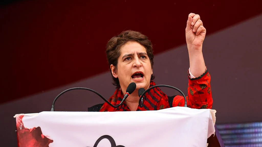 UP CM doing politics of religion, people should raise development issues: Priyanka