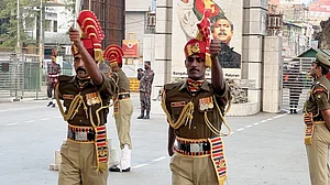BSF, BGB resume joint Retreat ceremony at Petrapole
