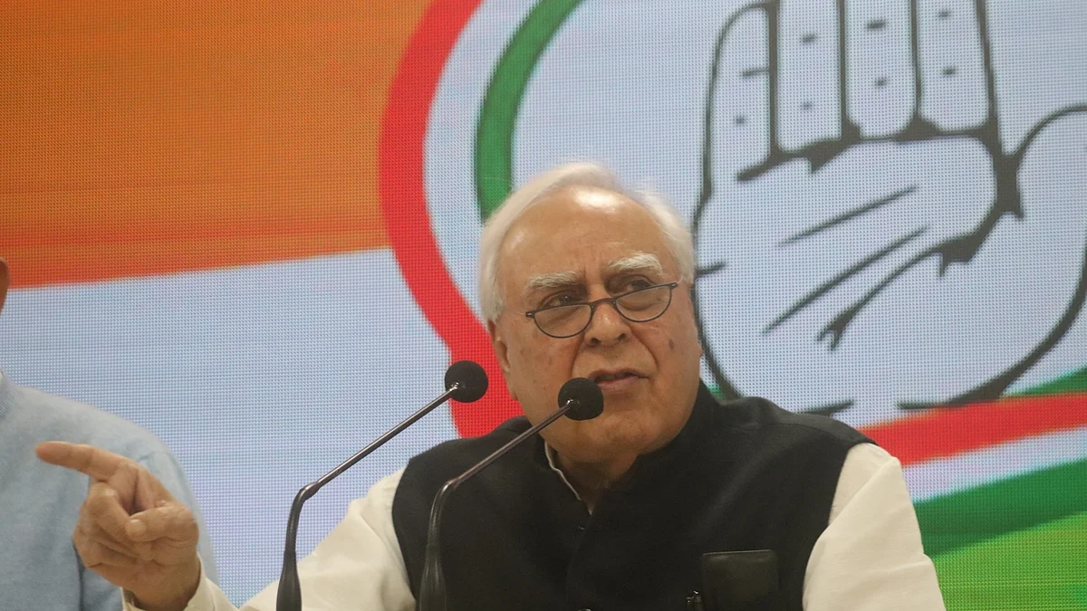 Senior Congress leader and Rajya Sabha MP Kapil Sibal
