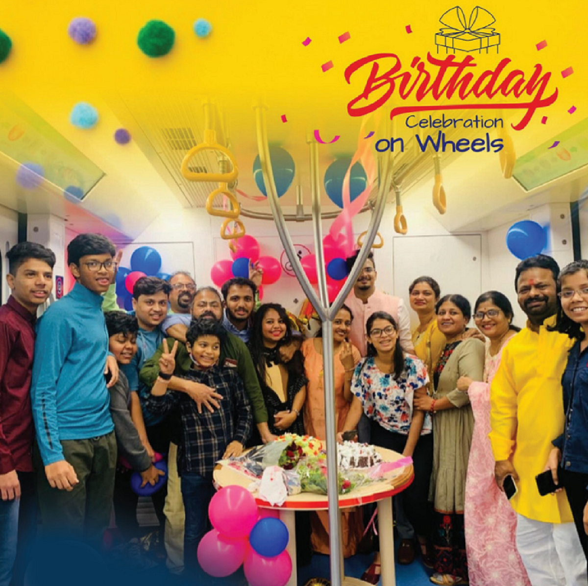 In Nagpur, Metro coaches are let out to host birthday parties: little more than joyrides