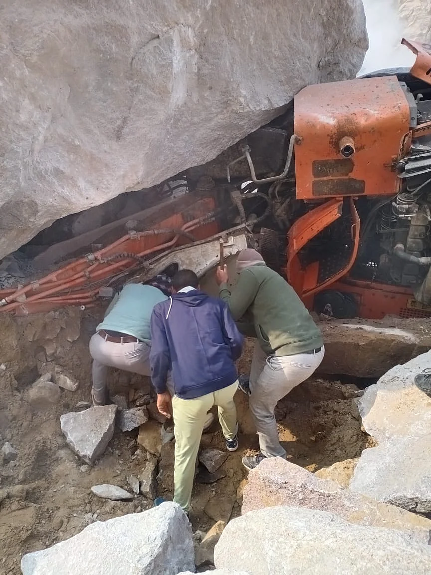 2 people killed in landslide, more feared trapped at mining site in Haryana's Bhiwani district