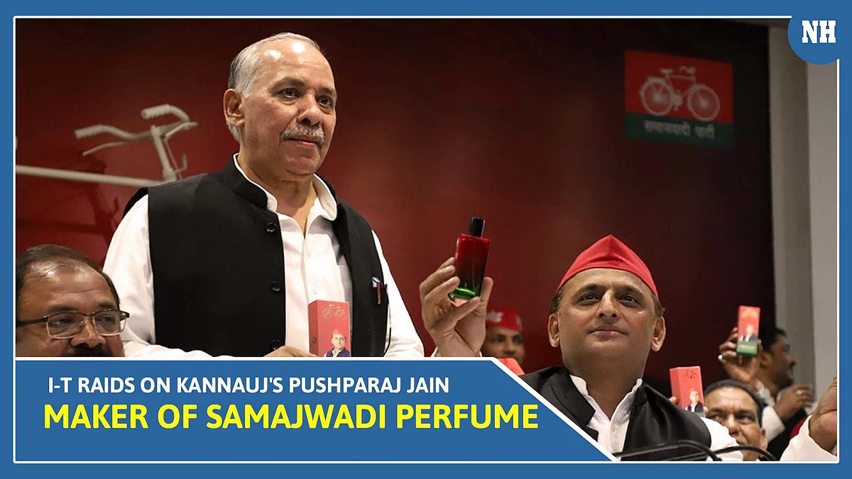 I-T raids on Kannauj's Pushparaj Jain, maker of Samajwadi perfume
