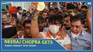 Olympian Neeraj Chopra gets Param Vishisht Seva Medal
