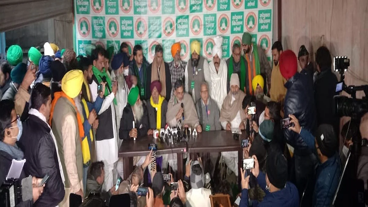 SKM returns to Singhu for meeting; to observe ‘Day of Betrayal’ on Jan 31, set up camp at Teni’s turf