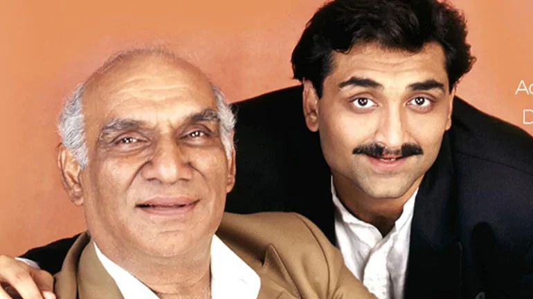 Yash Chopra and Aditya Chopra (photo: National Herald archives)