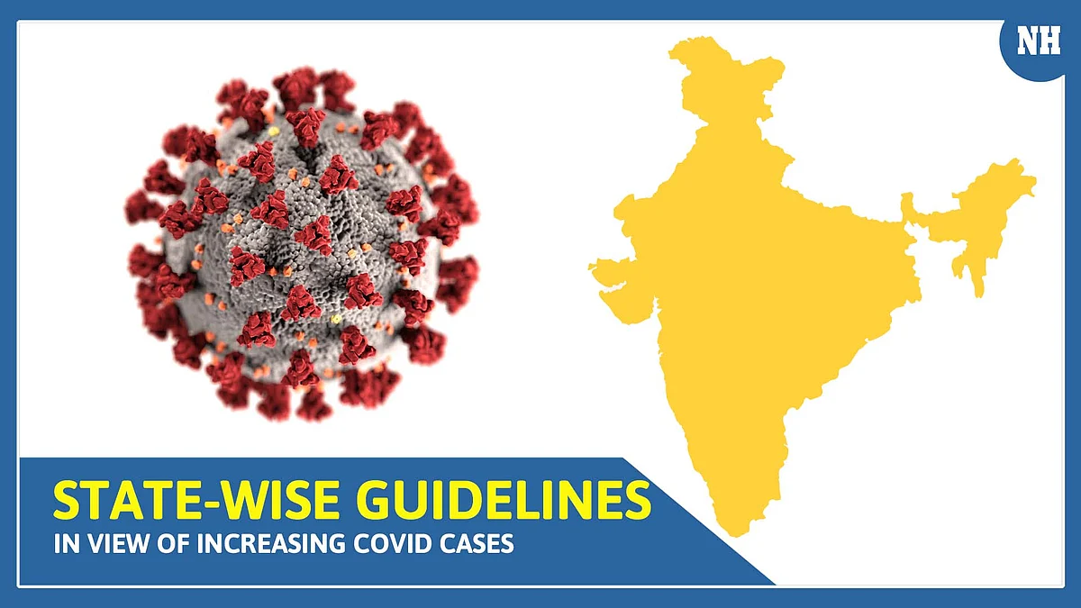 State-wise guidelines in view of increasing Covid cases