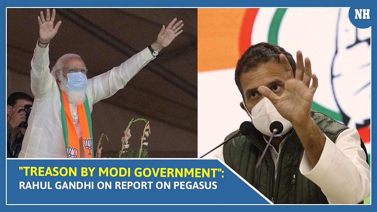 Treason by Modi Govt": Rahul Gandhi over report on Pegasus
