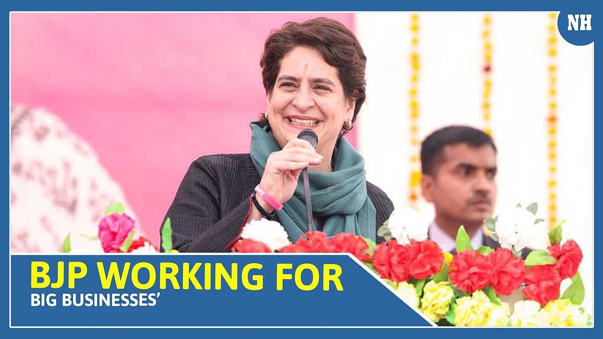 BJP working for ‘big businesses’: Priyanka Gandhi in Raebareli
