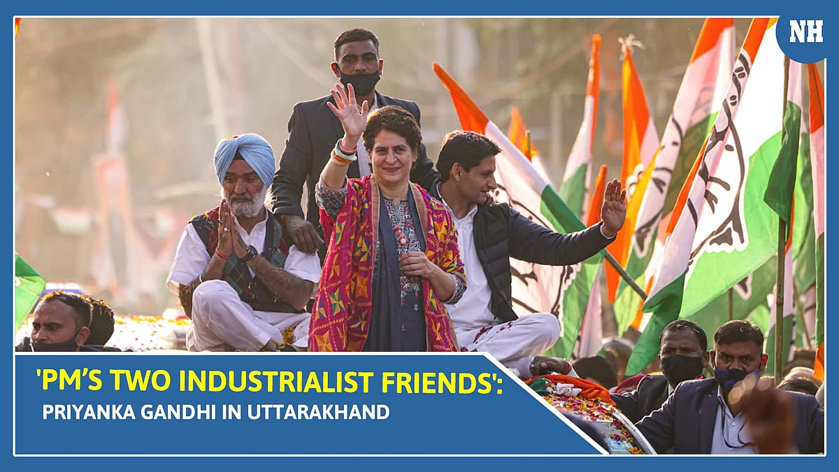 Policies of entire country framed for 'PM’s two industrialist friends': Priyanka Gandhi in Uttarakhand
