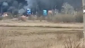 Series of explosions near Kiev metro station located next to military facility