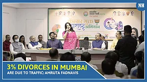 Amruta Fadnavis says 3% divorces in Mumbai are due to traffic; Sena MP laughs
