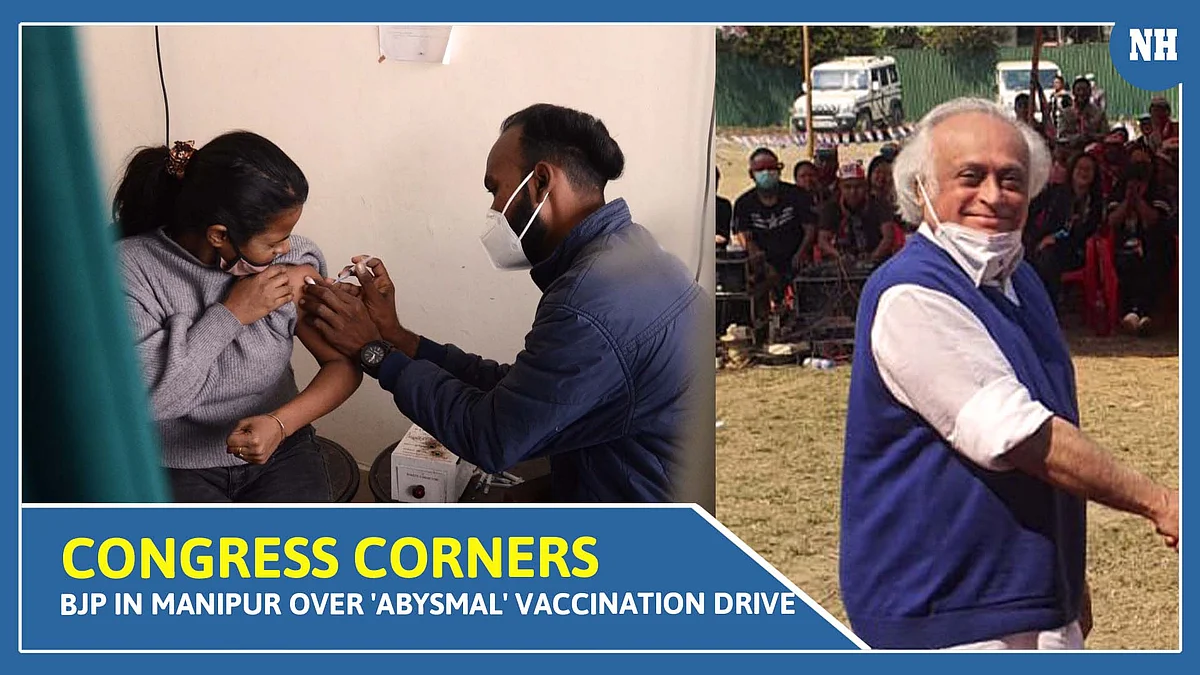 Congress corners BJP in Manipur over 'abysmal' vaccination drive