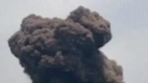 Explosions rock Ukraine's key airport, military facilities