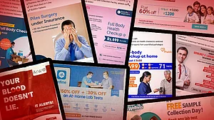 Ads being run by online health service aggregators