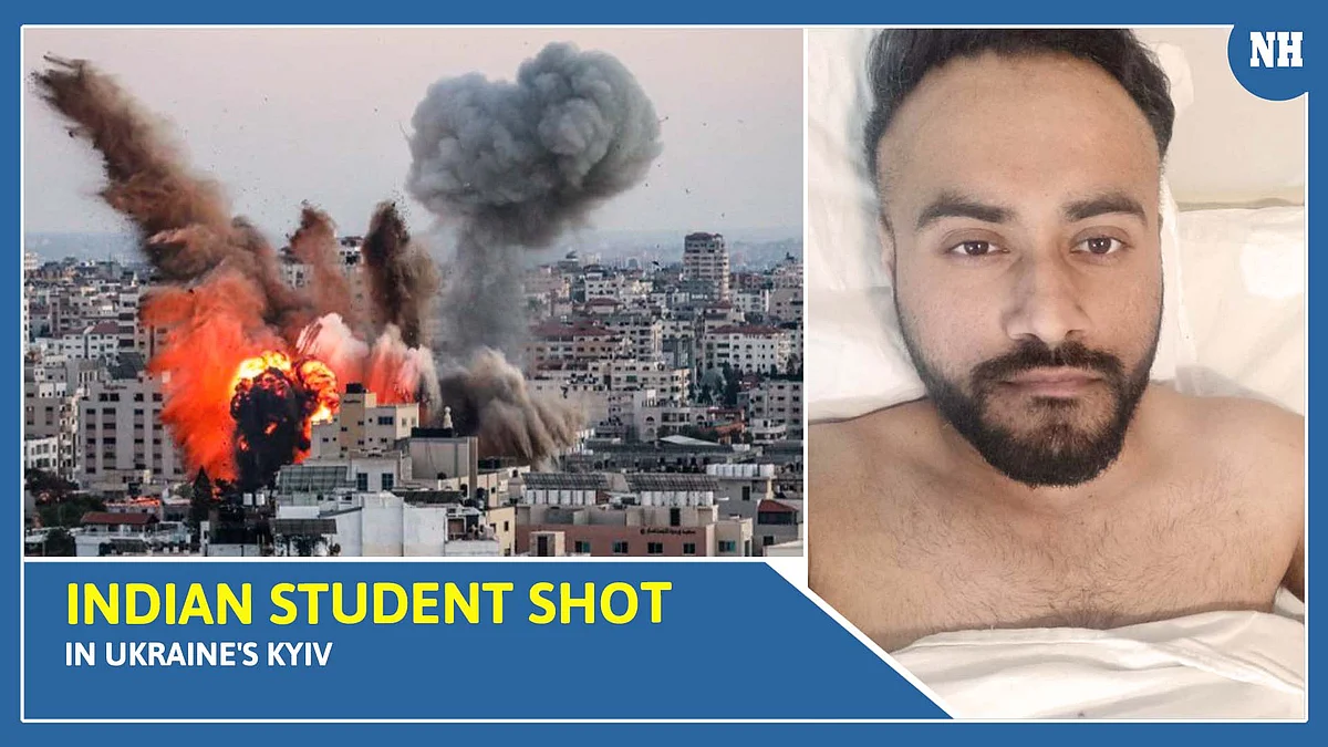 Russia-Ukraine War: Indian student shot in Ukraine's Kyiv