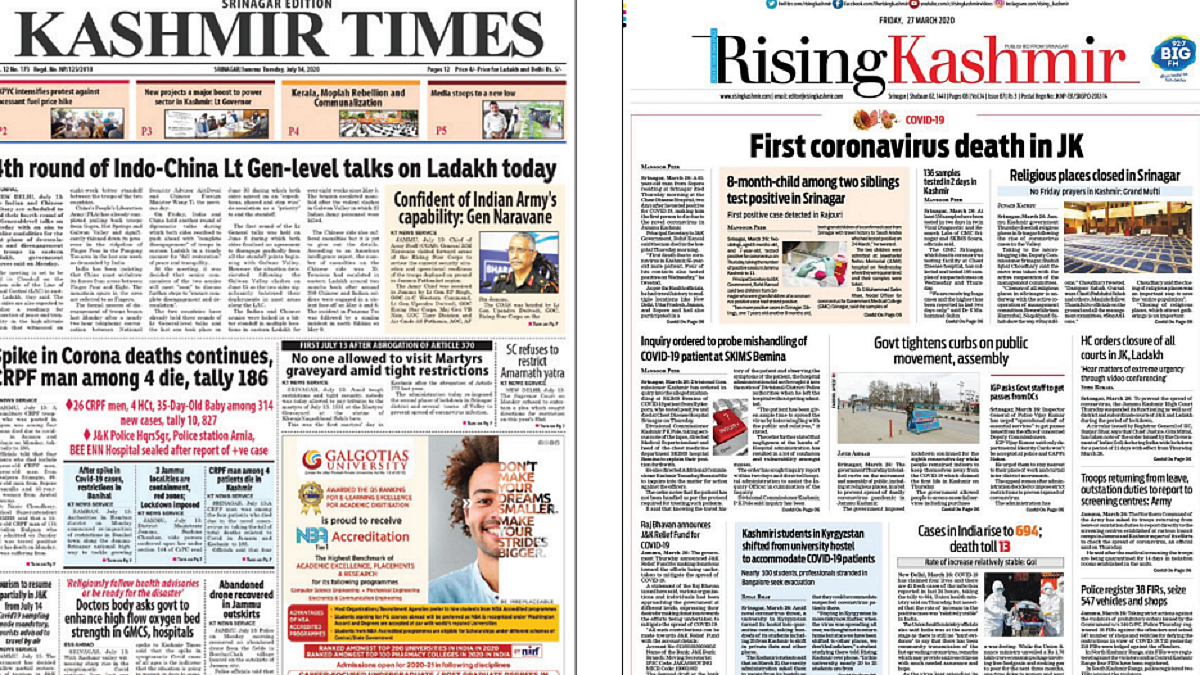 Is muzzling the media in Kashmir serving the interests of New Delhi ? 