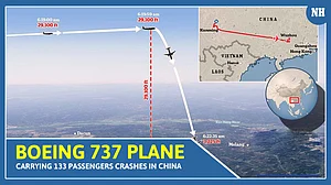 Boeing 737 plane carrying 133 passengers crashes in China