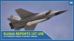 Russia reports 1st use of hypersonic missile to destroy Ukraine ammunition warehouse