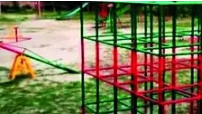UP official suspended for painting swings in SP colours