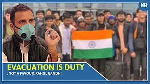 Evacuation is duty, not a favour, says Rahul Gandhi on govt taking credit for Operation Ganga