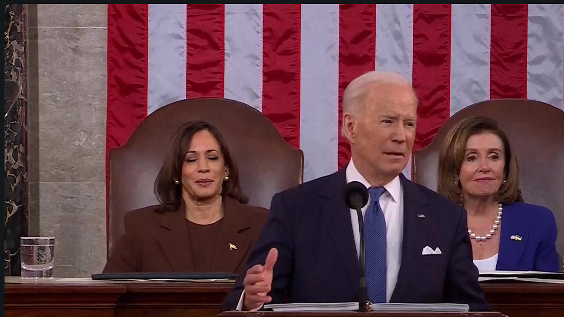 Putin would “pay a price” for invading Ukraine, says Biden in the first State of the Union Address