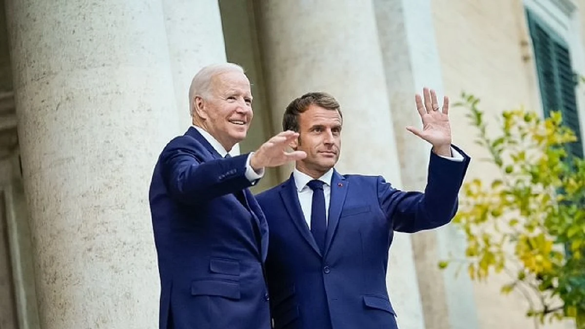 Biden and Macron