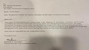 LIVE News Updates: TMC leader Mahesh S. Amonkar who contested Goa Assembly elections resigns from the party