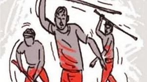 Man thrashed in Ayodhya for kissing his wife while bathing in river