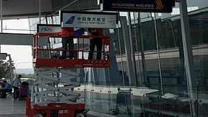 China airport cancels flights amid Covid outbreak