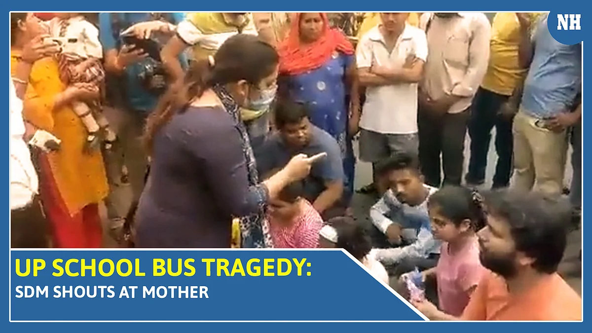 Ghaziabad School Bus Tragedy: SDM Shouts At Mother Seeking Action Against School