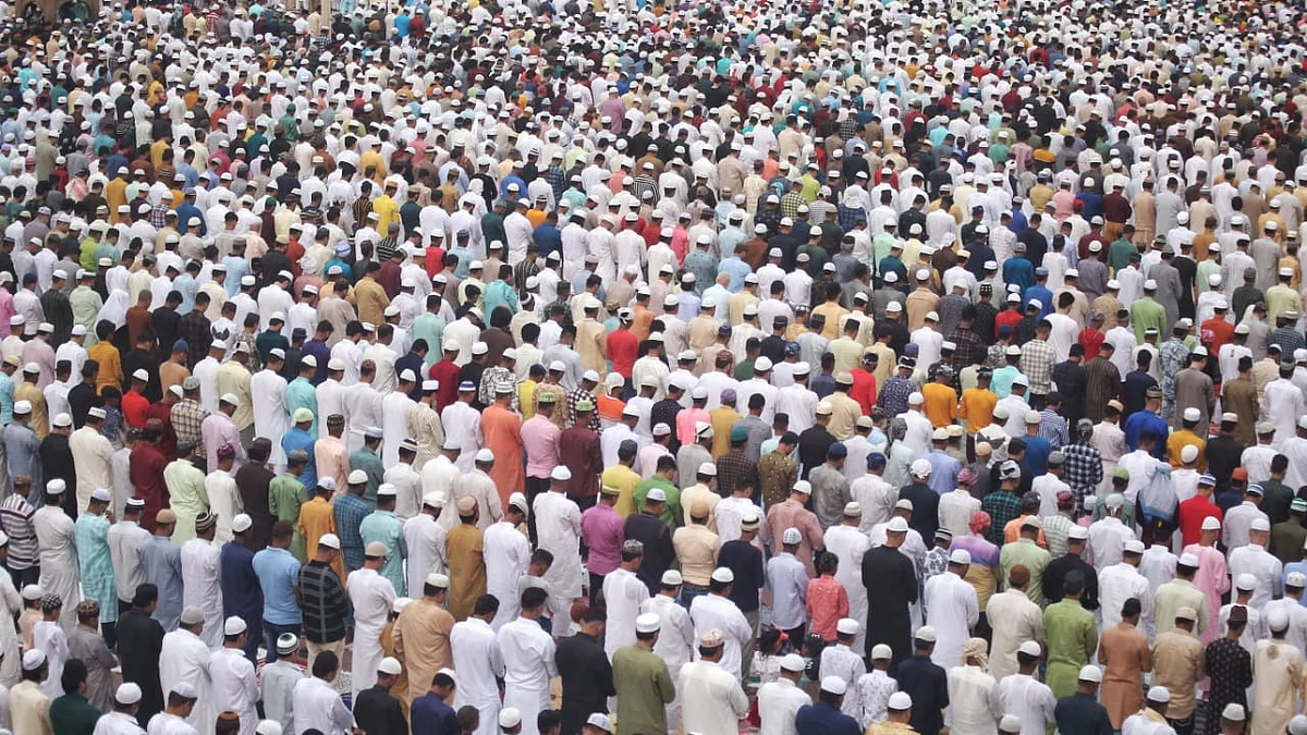 Prayers at Jama Masjid, Delhi