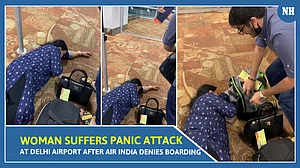 Viral: Woman suffers panic attack at Delhi Airport after Air India denies boarding