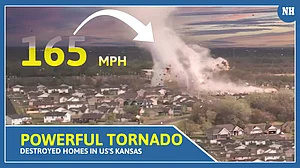 Tornado generated 165 mph winds as it destroyed homes in US's Kansas