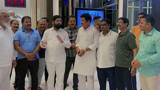 Rebel Sena MLAs enjoy hospitality at a 5-star hotel in Guwahati, courtesy...well...the crony chums of you know whose.