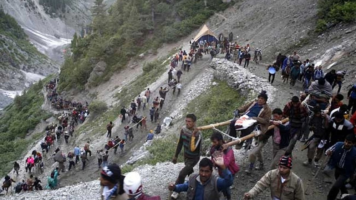 Amarnath Yatra pilgrims (Social Media)