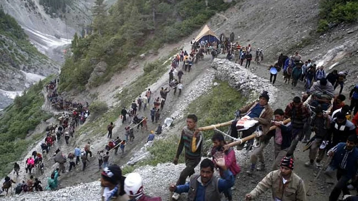 Amarnath Yatra pilgrims (Social Media)