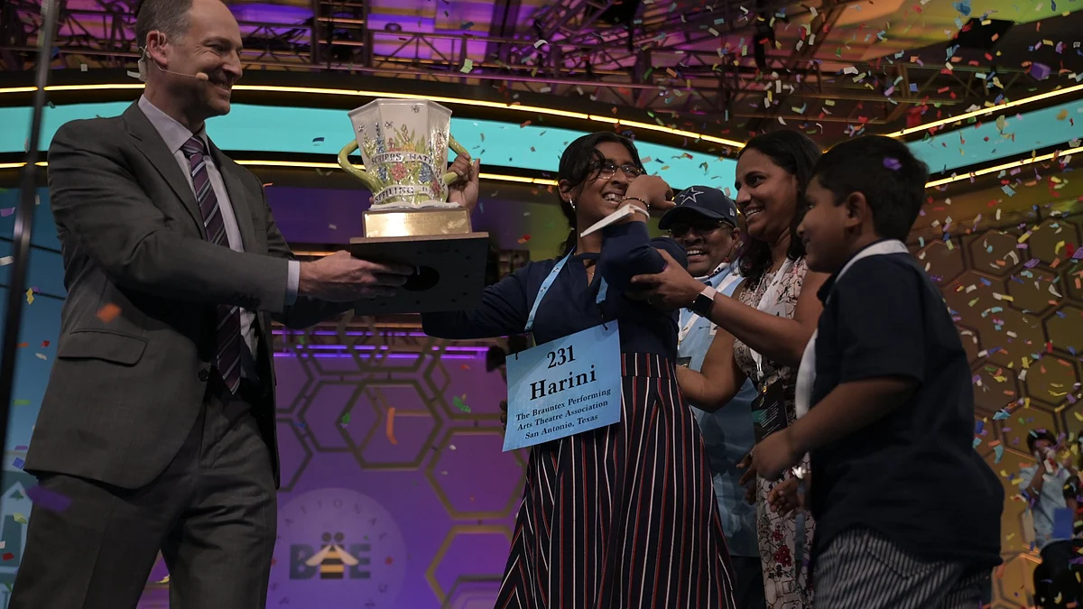 Harini Logan wins spelling bee in 1st-ever tiebreaker