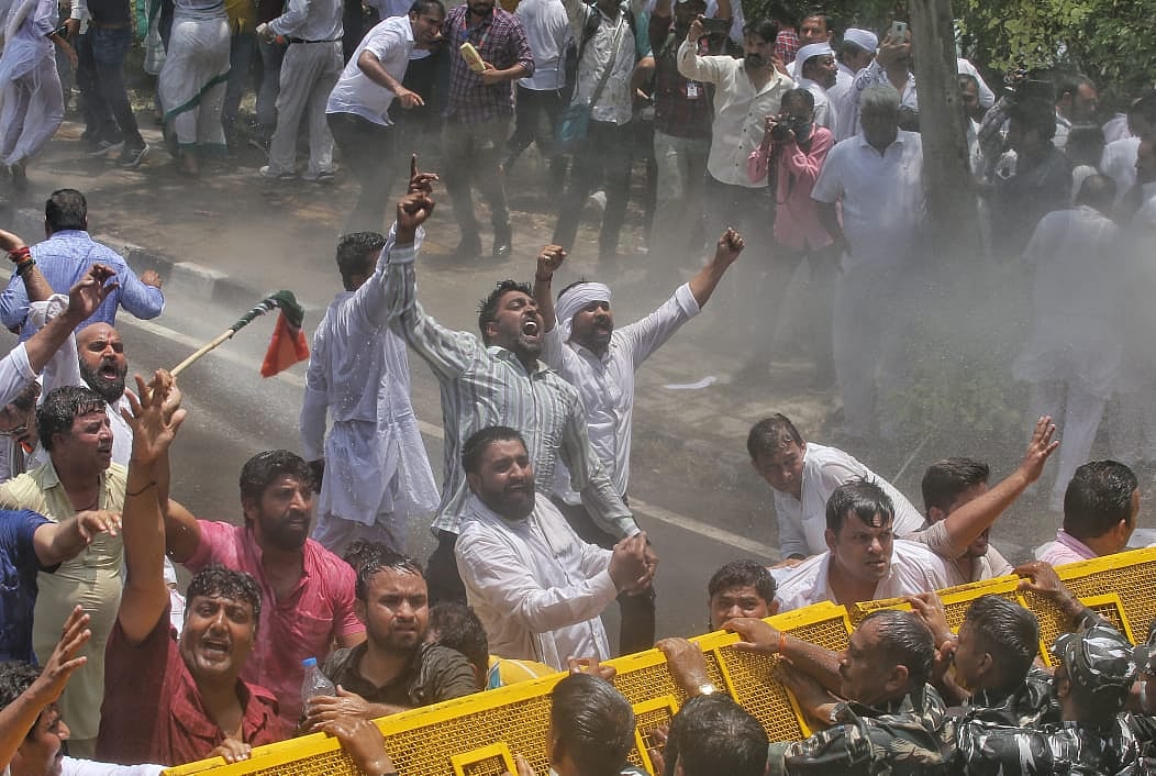 Congress party protests across country against ED's "politically-motivated" probe, Delhi police "brutality"