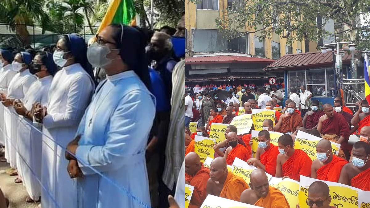 Clergy in ‘bankrupt’ Sri Lanka call for President and PM to resign