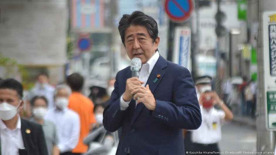 File photo of former Japan PM Shinzo Abe 