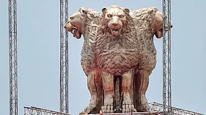 The new avatar of national emblem unveiled by PM Narendra Modi on July 13, 2022