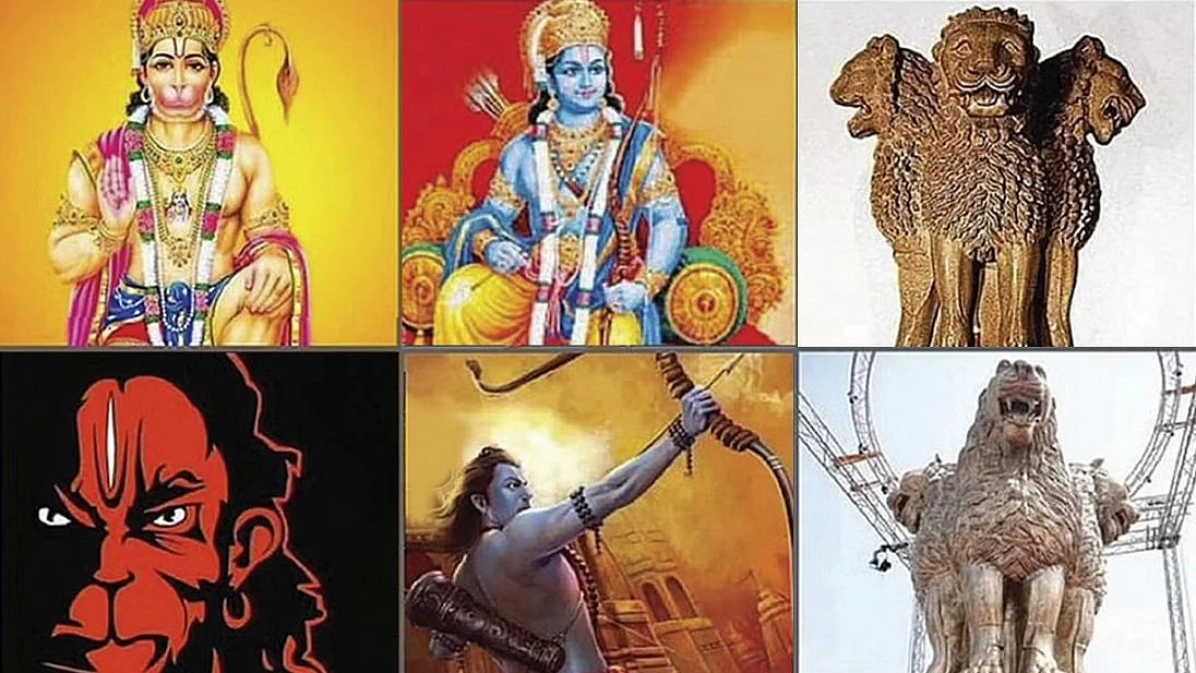 Icons of New India: From Lord Ram and Hanuman to now Ashoka's lions, Hindutva proponents love 'Raudra Roop', or a fierce portrayal of the icons